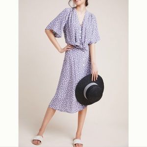 Faithfull X Anthropologie Danica Floral MIDI Skirt